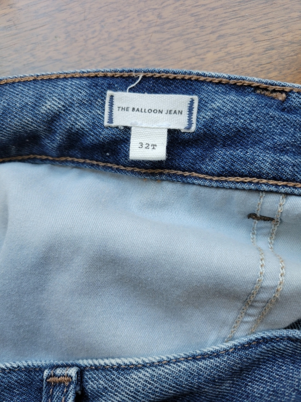 Madewell The Tall Balloon Jean NW582 Size 32 Tall - Picture 6 of 9
